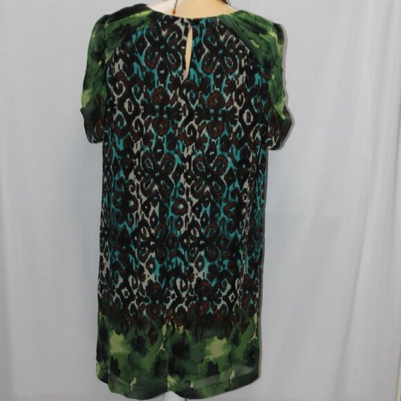 S.L Fashions Animal Print Fully Lined Dress - Picture 4 of 13